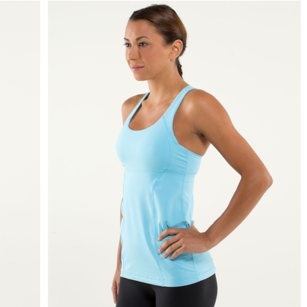 RARE! Lululemon Energy Tank Blue Moon ESTIMATED Size 4 - Picture 3 of 13